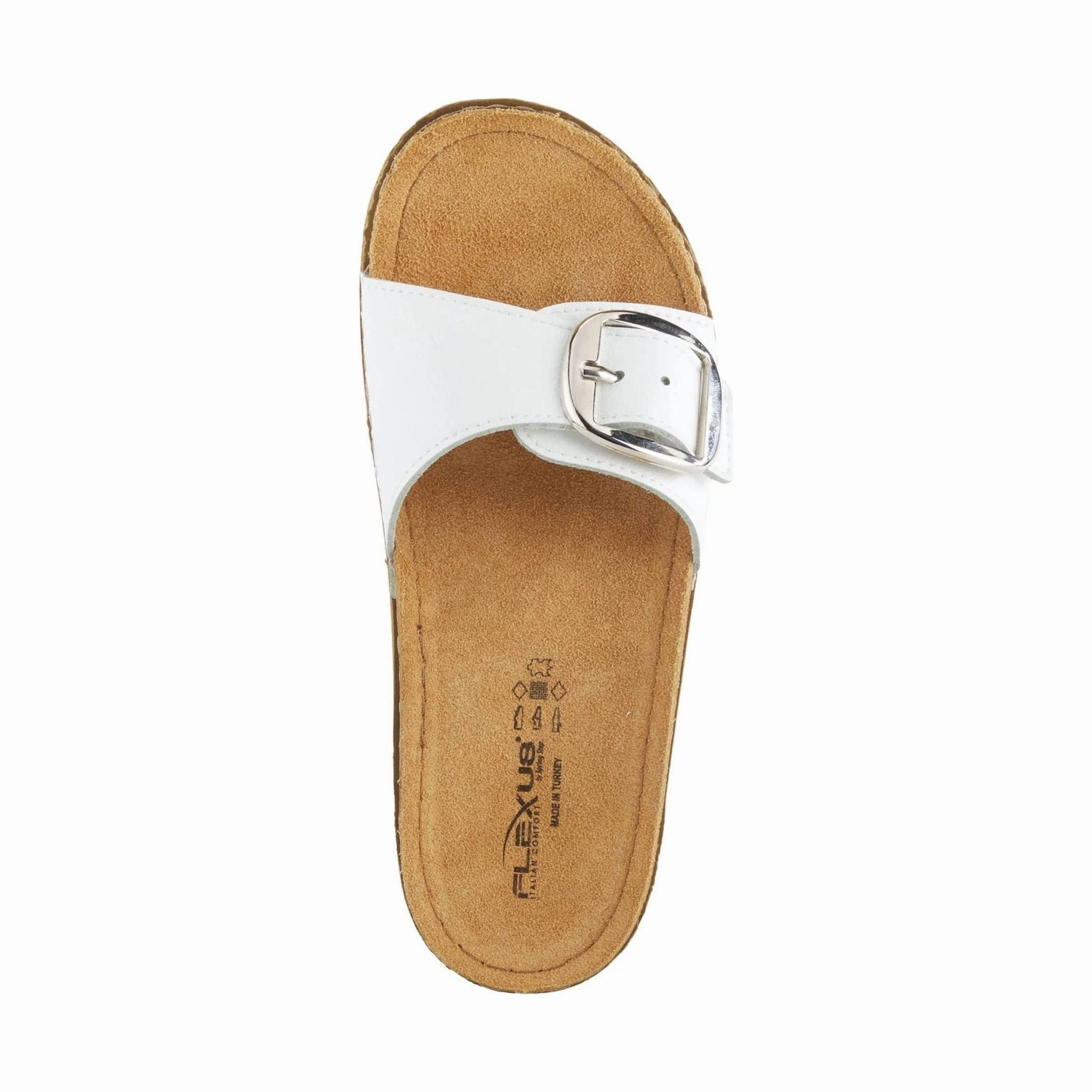 Beach Sandals Everyday Versatile Footwear Flexus Women's Baronca Sandal - White