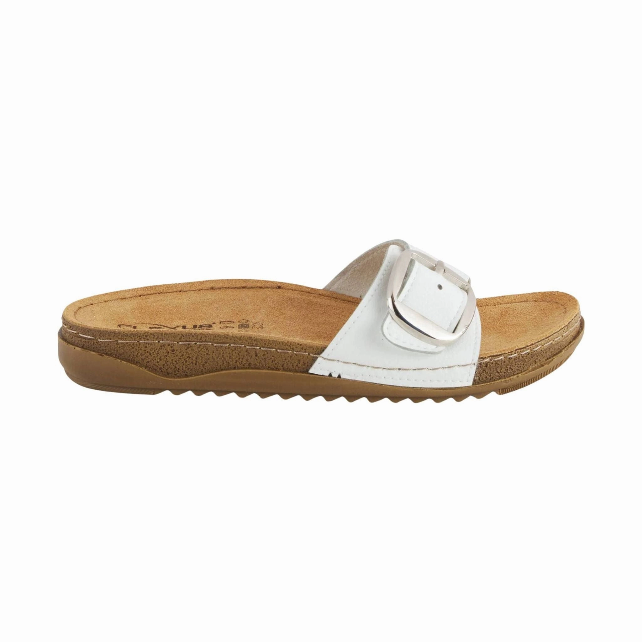 Flexus Women's Baronca Sandal - White Footwear for All