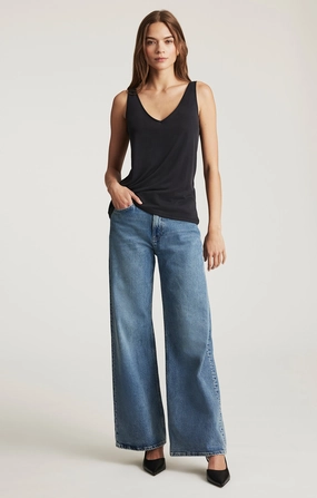 FLORIDA WIDE LEG IN DARK USED CLASSIC BLUE Premium Look