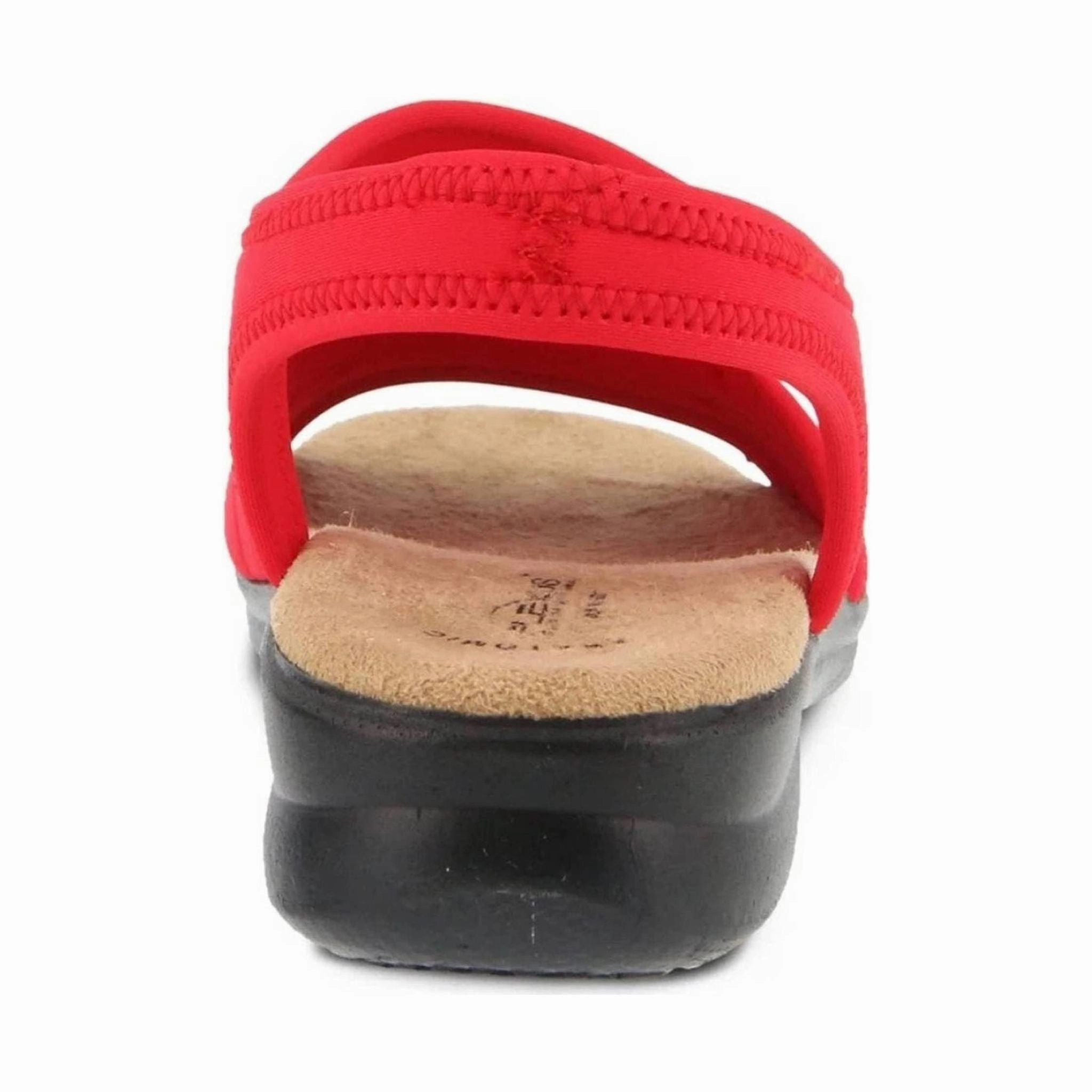 Flexus Women's Nyaman Sandal - Red Easy Clean Surface Finish
