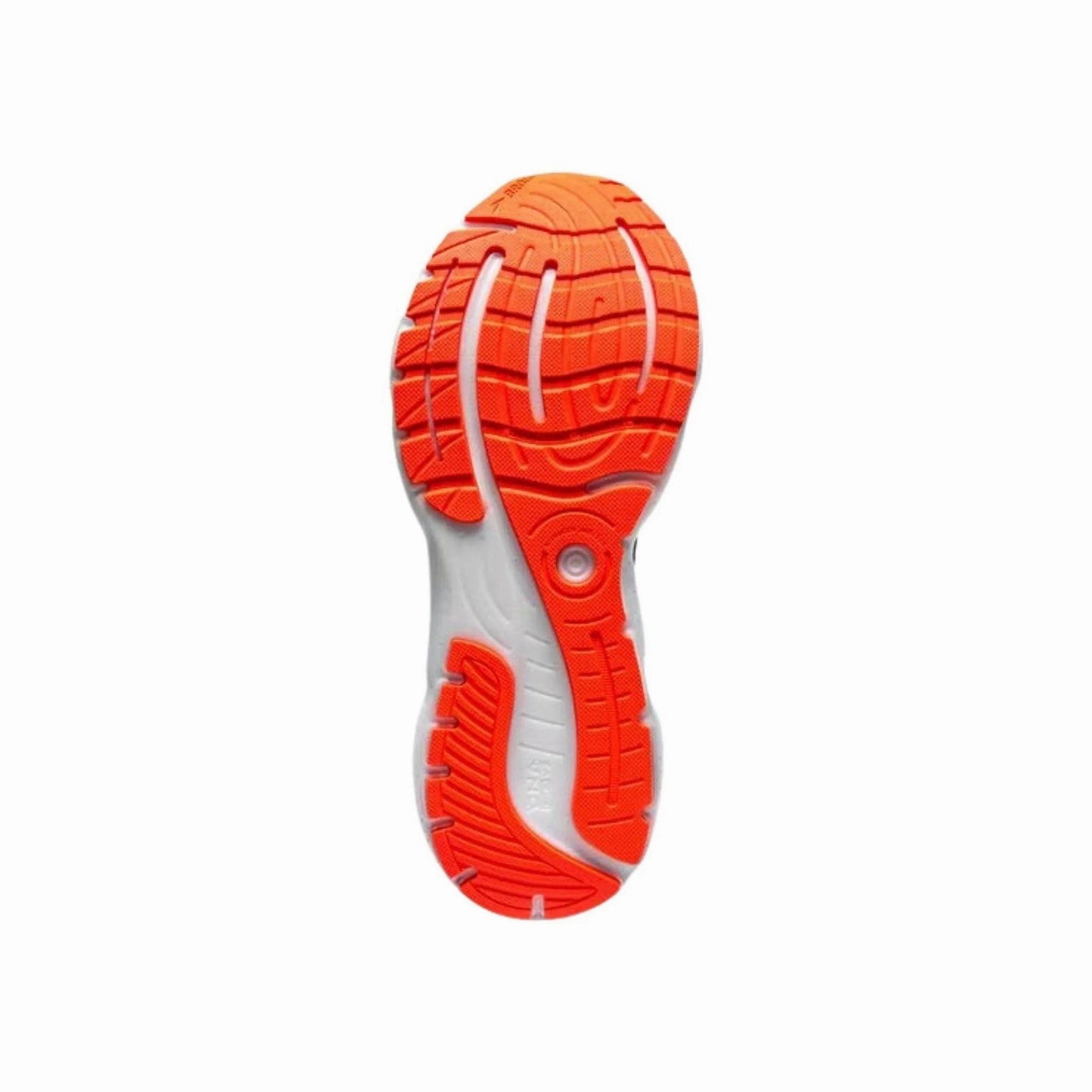 Brooks Men's Glycerin 20 Road Running Shoes - Blue Depths/Palace Blue/Orange Gel Infused Heel Pad Noise Reducing