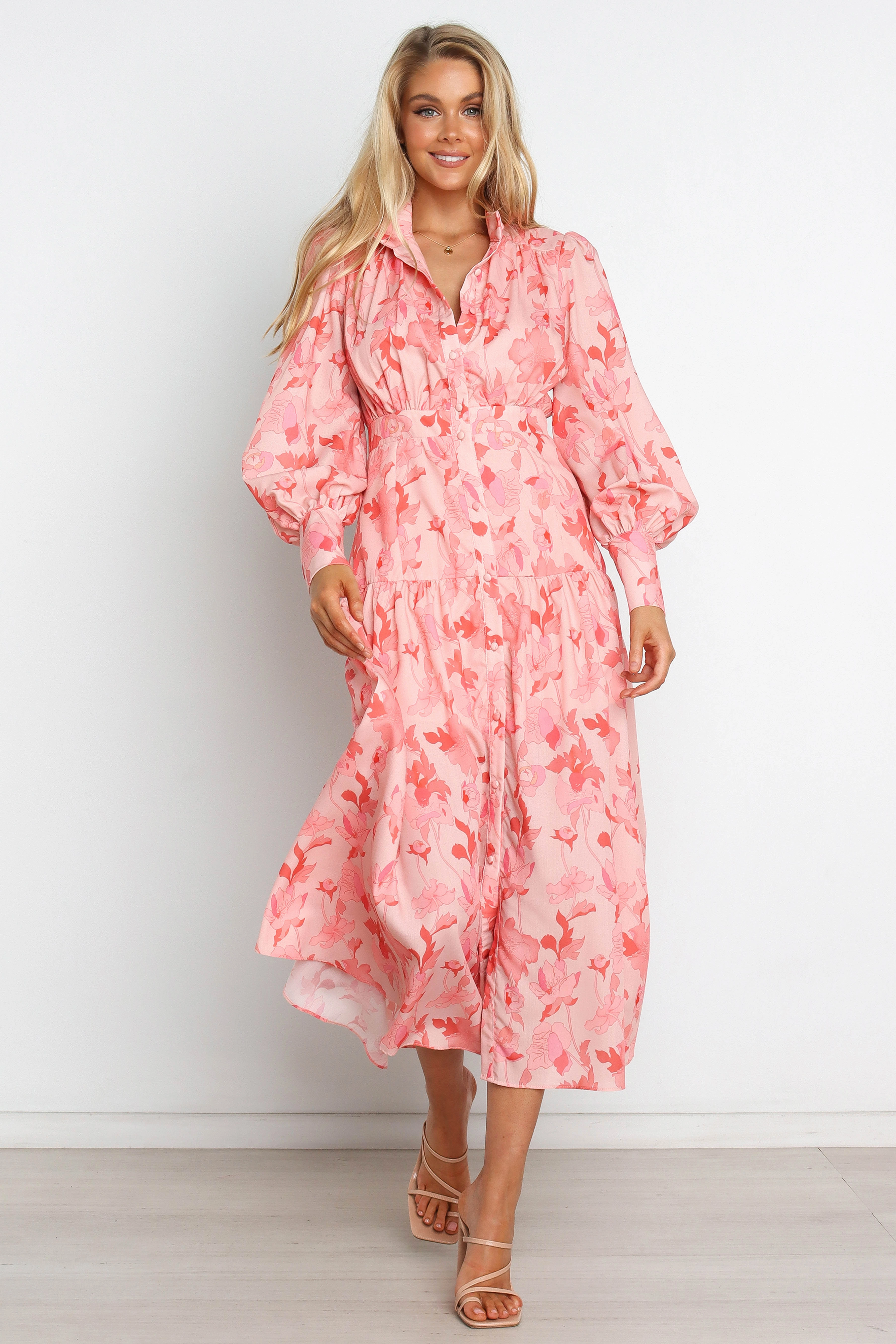 Soft Drape Forever Dress - Pink