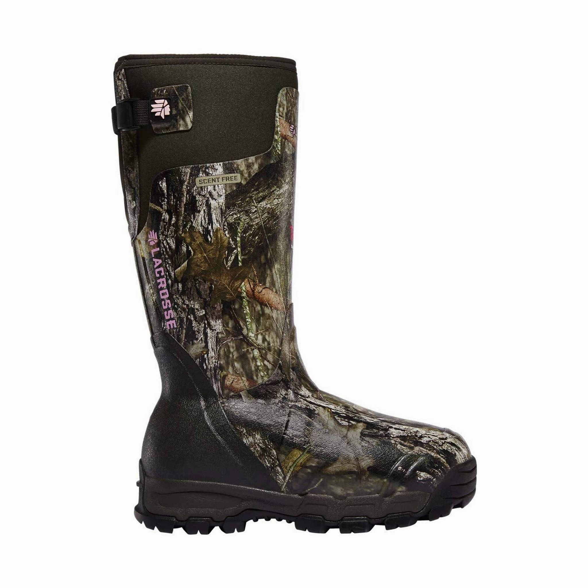 Shock Absorbing Urban Commute Lacrosse Women's Alphaburly Pro Mossy Oak Break Up Country 1600G Insulated Boots - Mossy