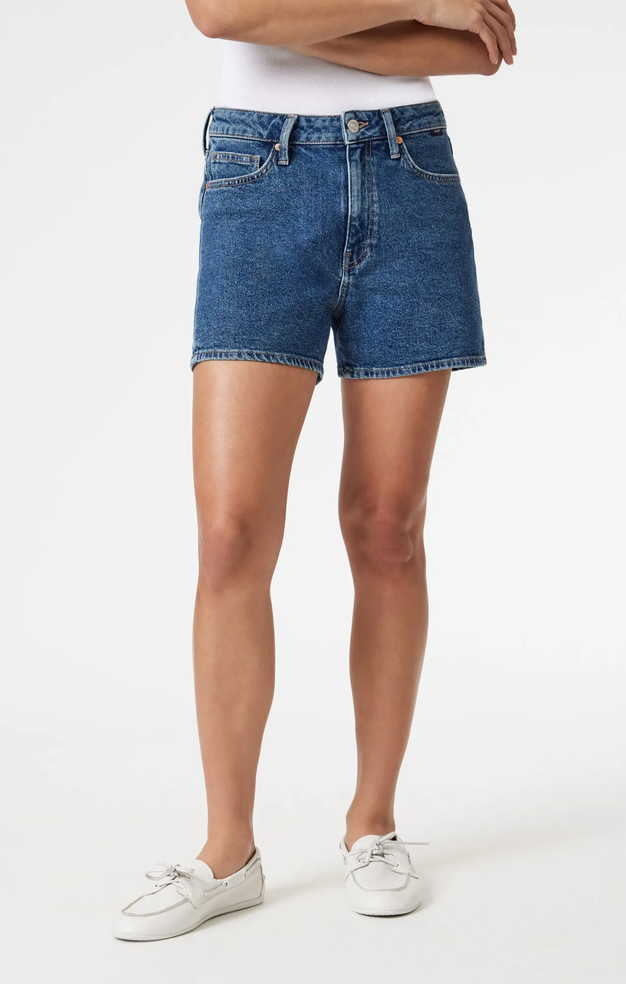 HEIDI SHORTS IN DARK SHADED 90's Biodegradable Material Option