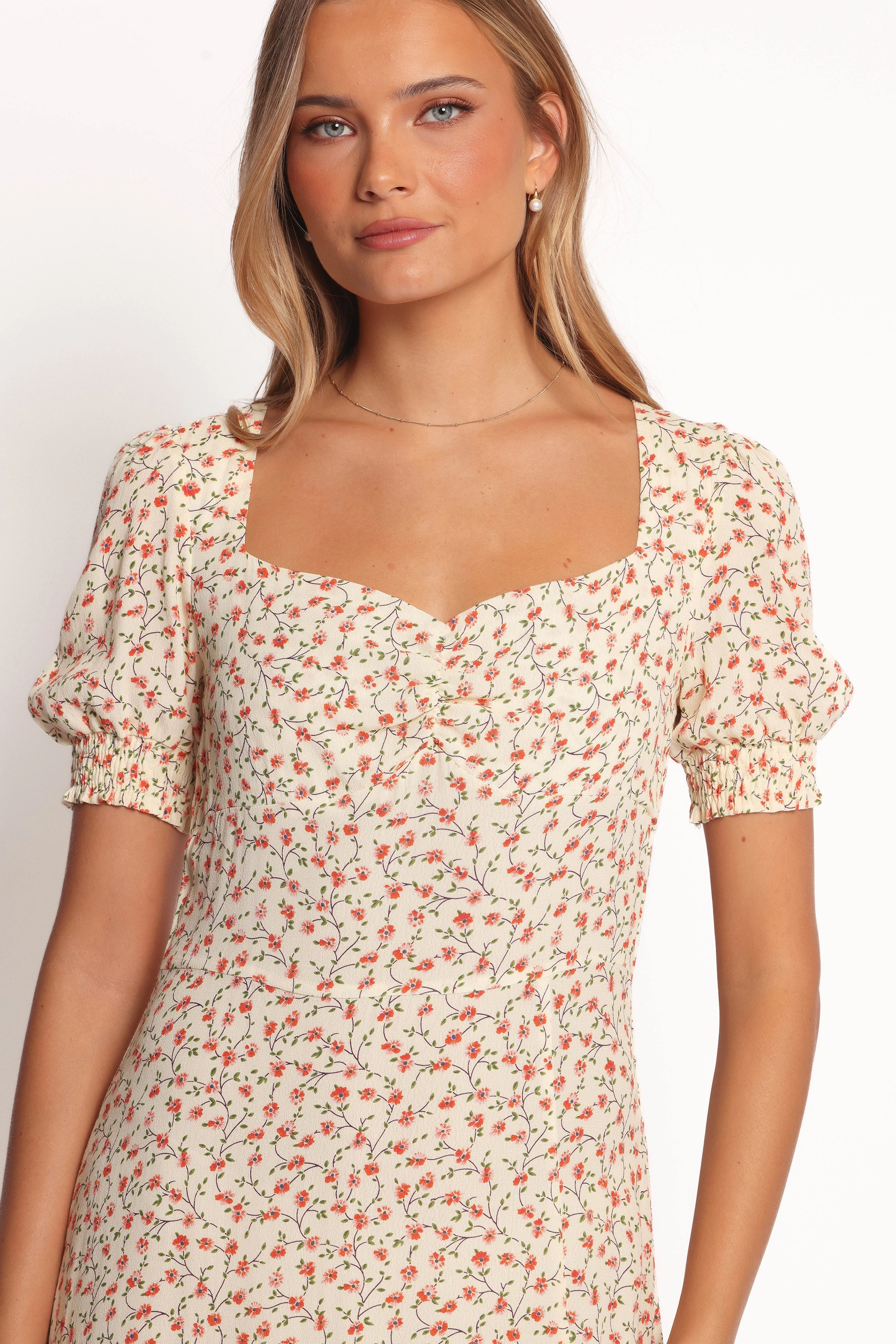 Franklin Dress - Cream Floral Smooth Layering