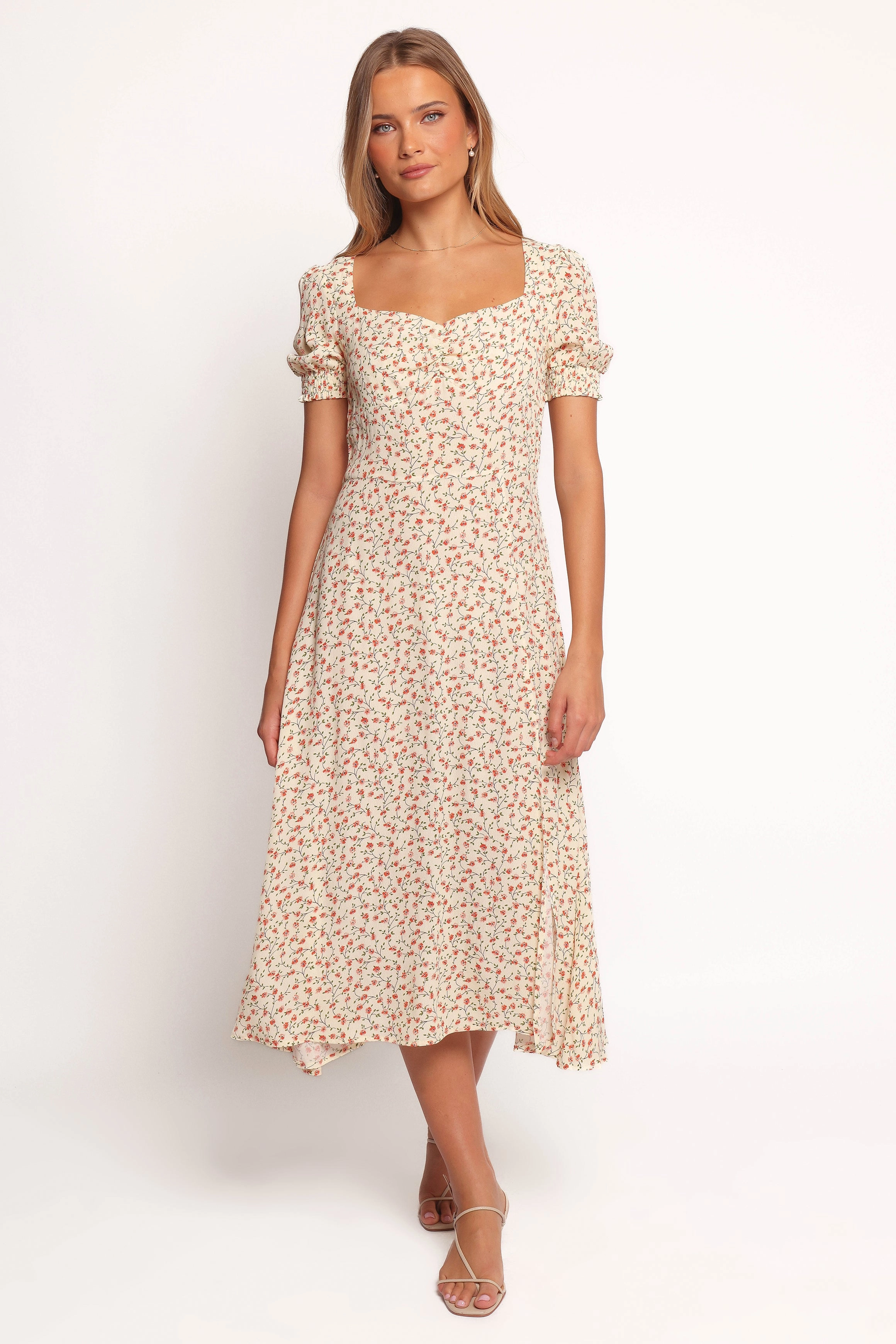Cozy Drape Cool Movement Franklin Dress - Cream Floral