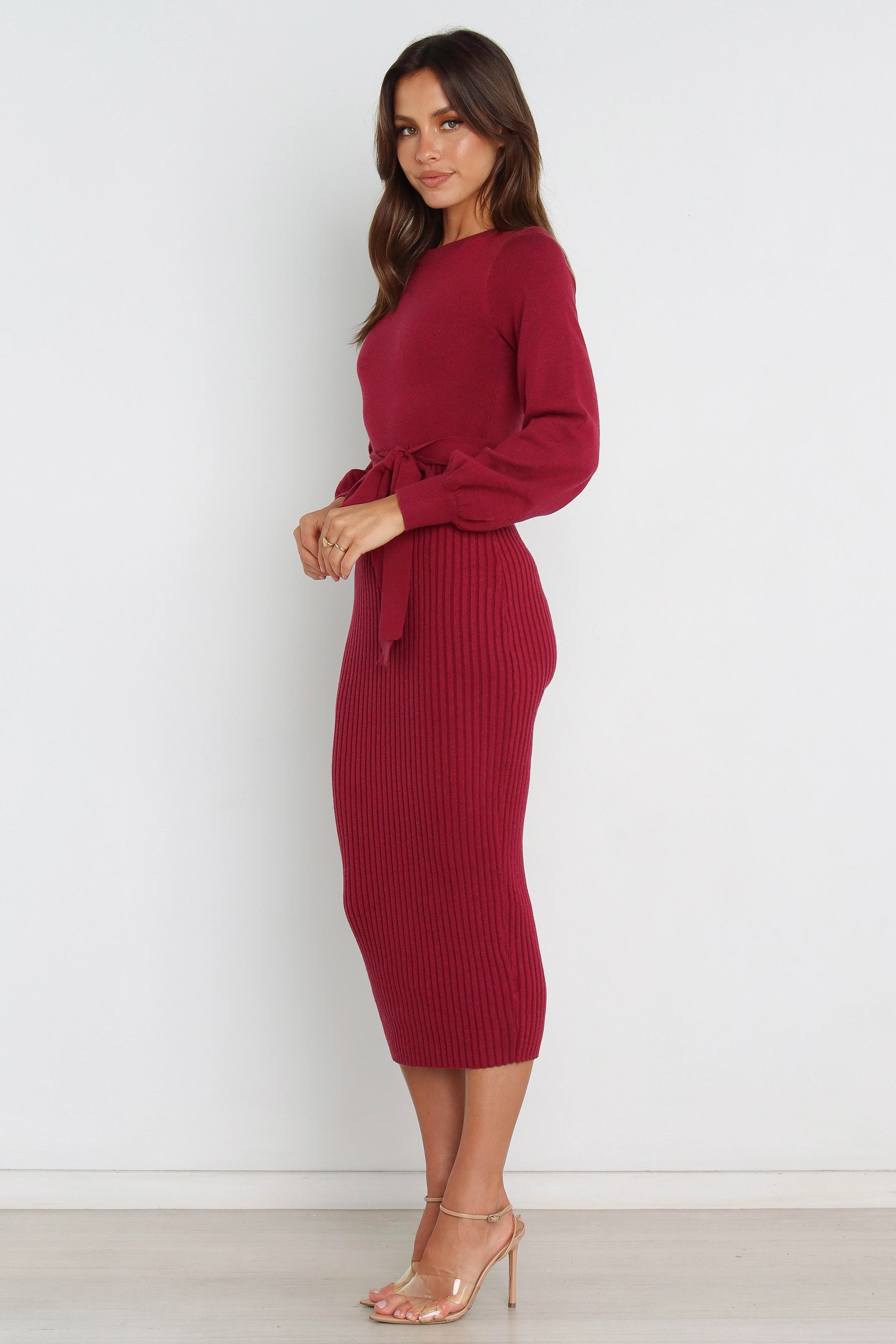 Relaxed Fit Helena Dress - Wine