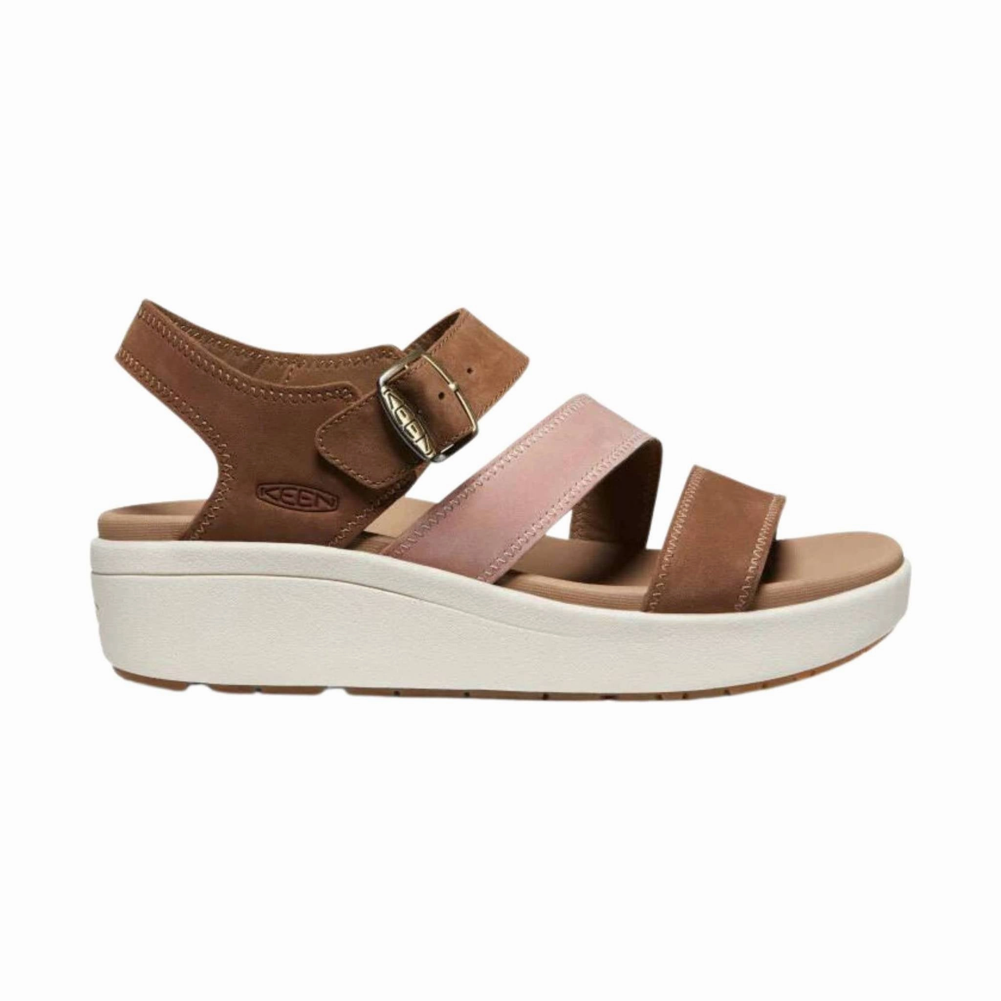 KEEN Women's Ellecity Backstrap Sandal - Toasted Coconut /Fawn Open Air Water Play