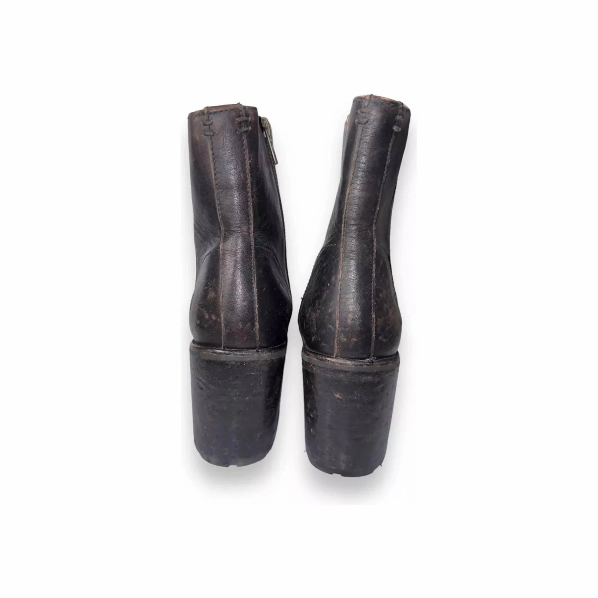 Compression Resistant Foam Shock-absorbing Frye Women's Karen Inside Zip Boot - Black Distressed