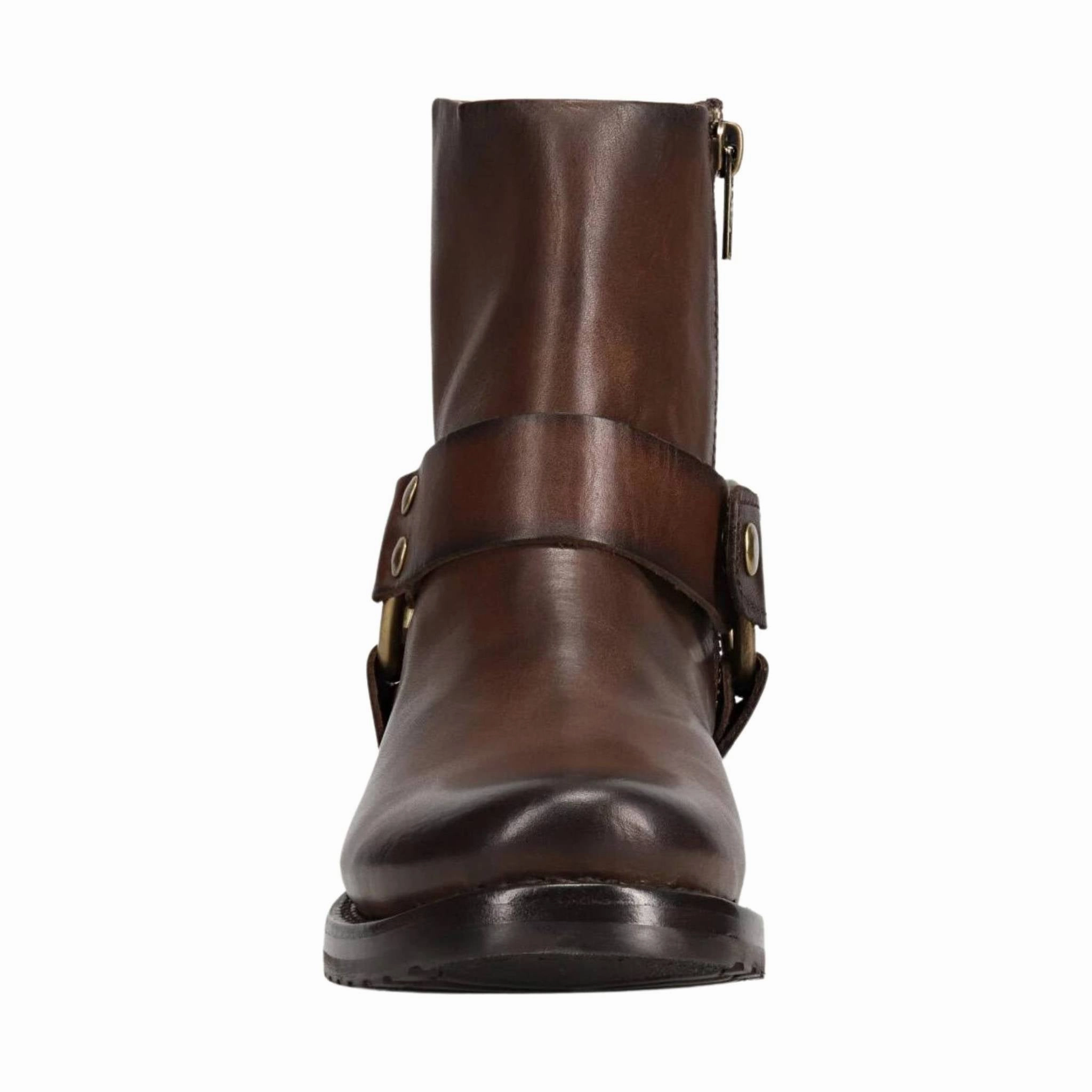 Frye Women's Veronica Harness Short Bootie - Chocolate Weekend Trip