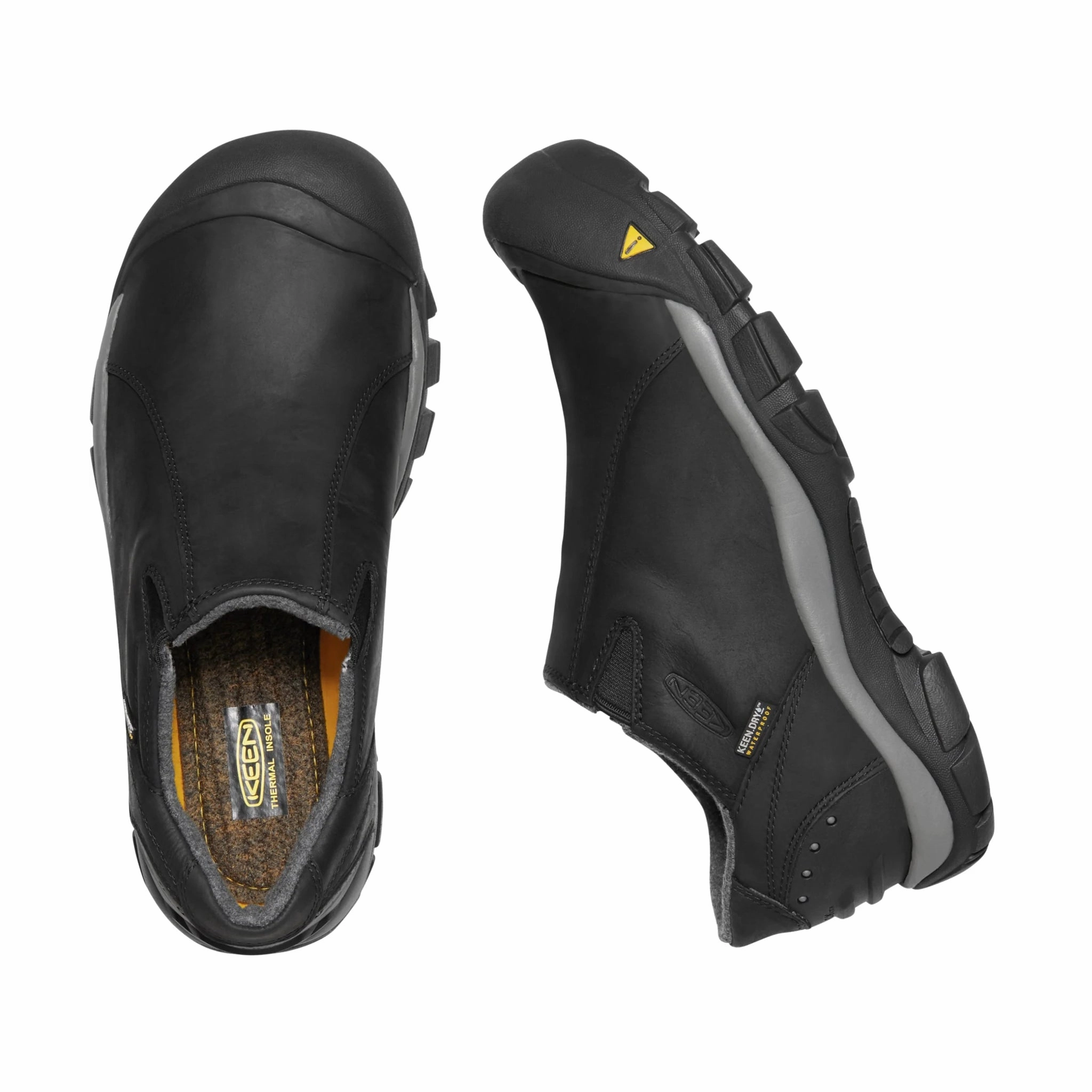 KEEN Men's Brixen Waterproof Low Shoes - Black /Gargoyle Static Dissipative