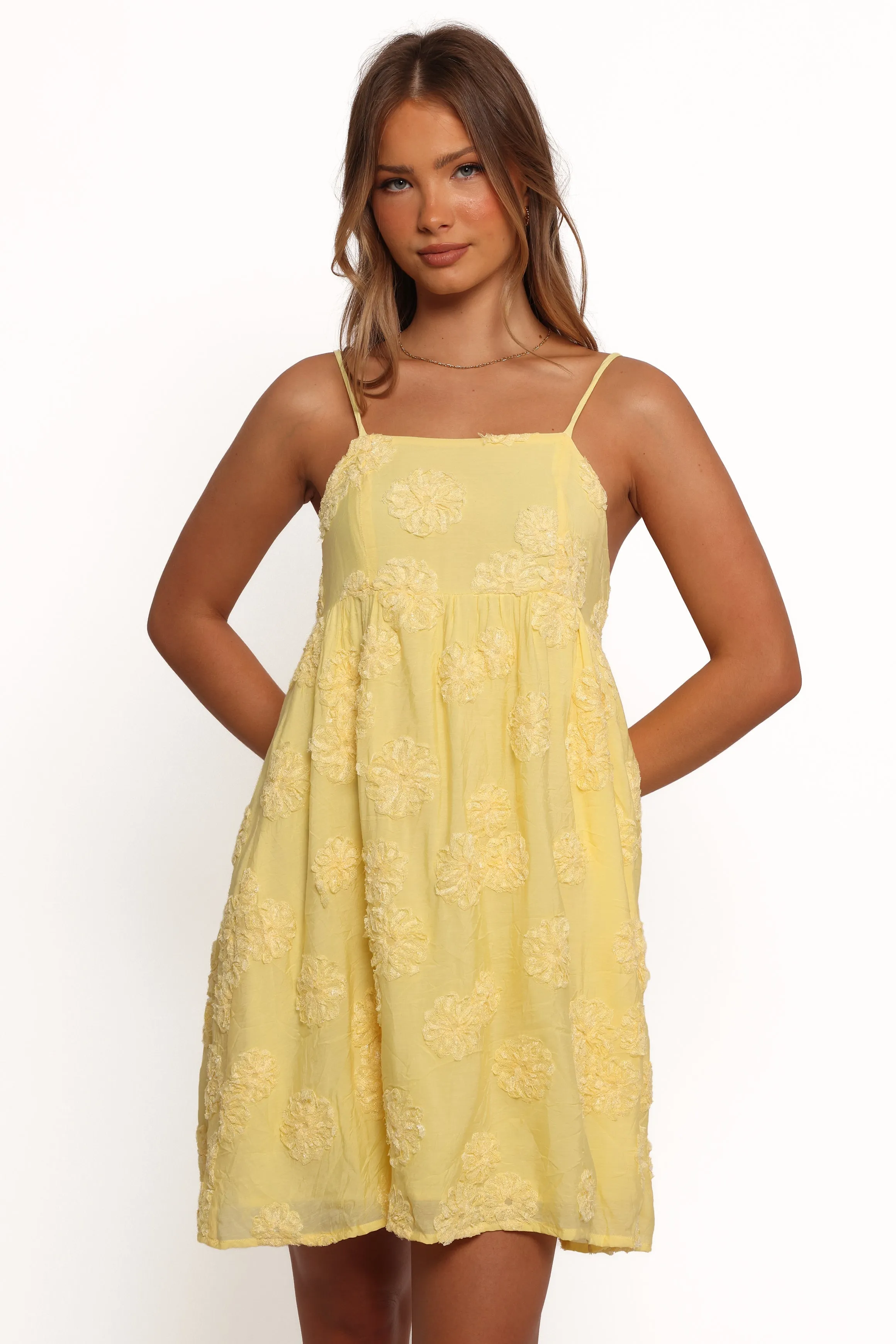 Flexible Mood Giana Mini Dress - Yellow