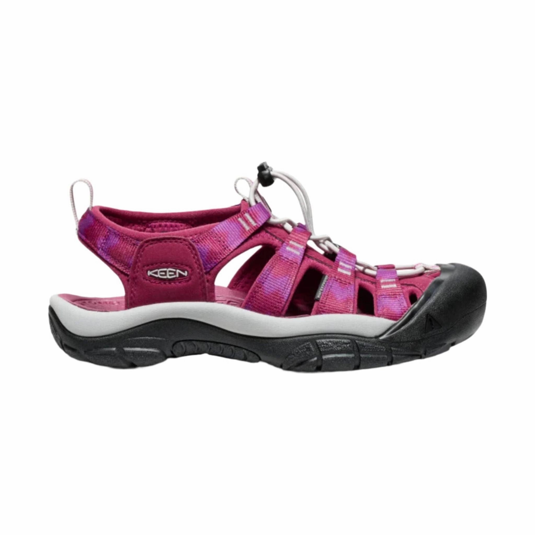KEEN Women's Newport H2 Sandal - Beaujolais/Star White T Strap