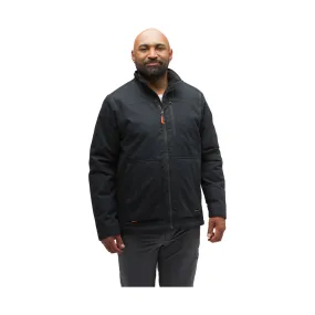 Grundens Men's Ballast Sherpa Jacket - Black Waterproof Stitch Details Holiday Trip