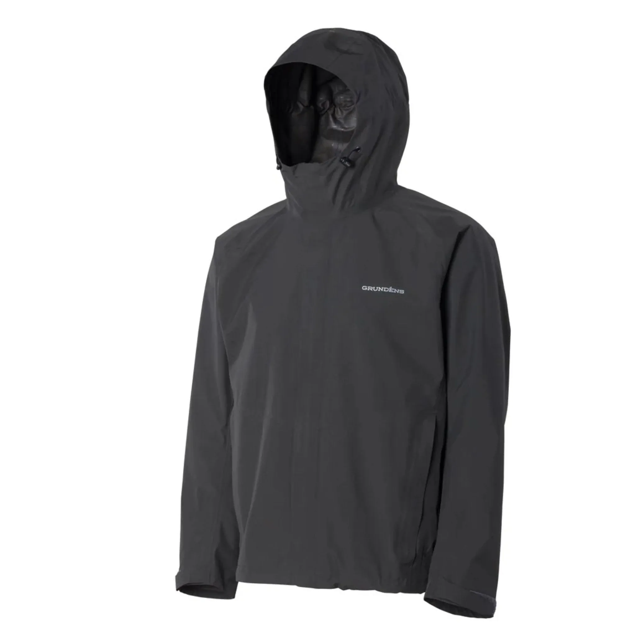 Layered Protection Eco Conscious Production Grundens Men's Charter Gore Tex Rain Jacket - Anchor