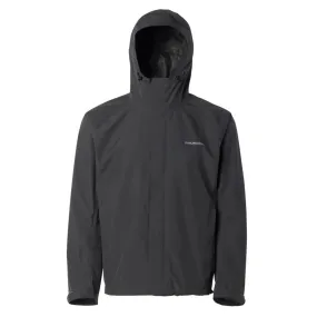 RibbedTrims Relaxed Fit Structure Grundens Men's Charter Gore Tex Rain Jacket - Anchor