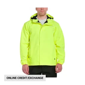 Lightweight Packability Eco Friendly Dye Process Grundens Men's Full Share Jacket - Hi-Vis Yellow