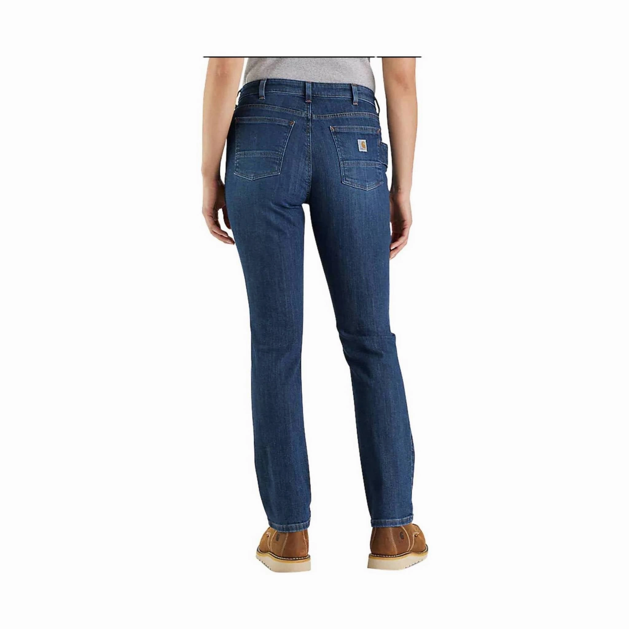 Carhartt Women's Rugged Relaxed Fit Jean - Willow - ONLINE STORE CREDIT/EXCHANGE ONLY school wear Minimalist Night Out Smooth