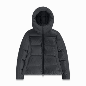 ContouredShoulderFit Expandable Side Gussets Halle Women's Performance Puffer Jacket