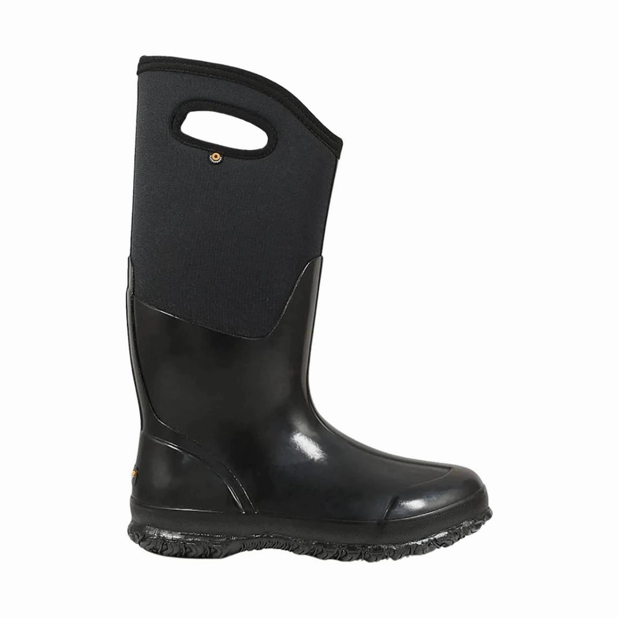 Field Work Stabilizing Outrigger Bogs Women's Classic High Rain Boot - Black Smooth