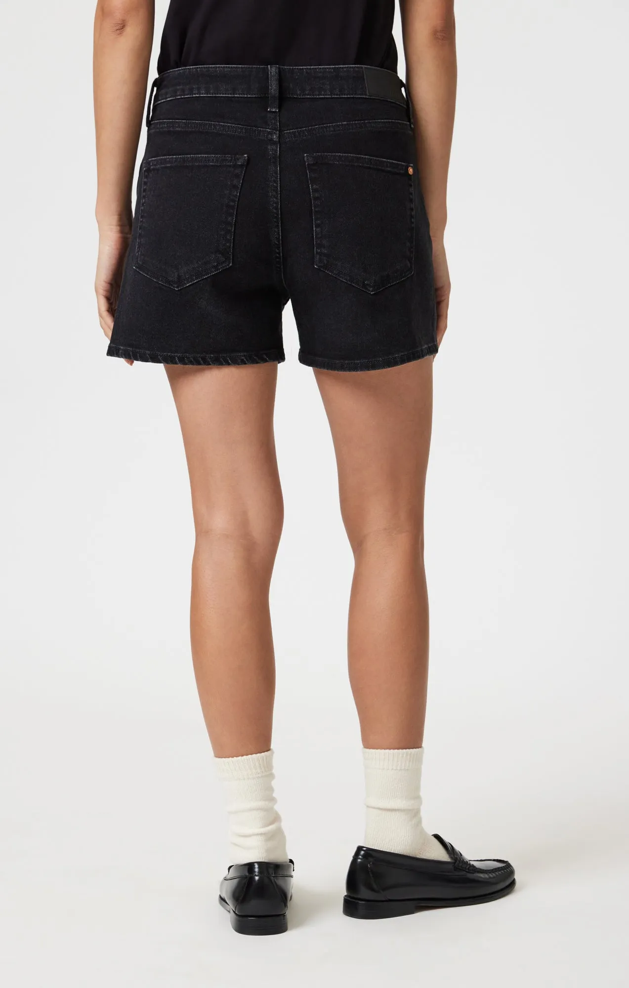 HEIDI SHORTS IN DARK SMOKE 90'S LightweightFabric