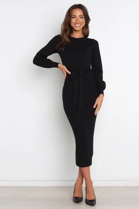 Casual Comfort Stylish Mood Helena Dress - Black
