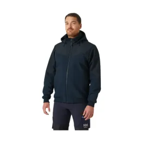 Helly Hansen Men's Oxford Winter Softshell Jacket - Navy Flexible Joint Articulation Chill Day Layer