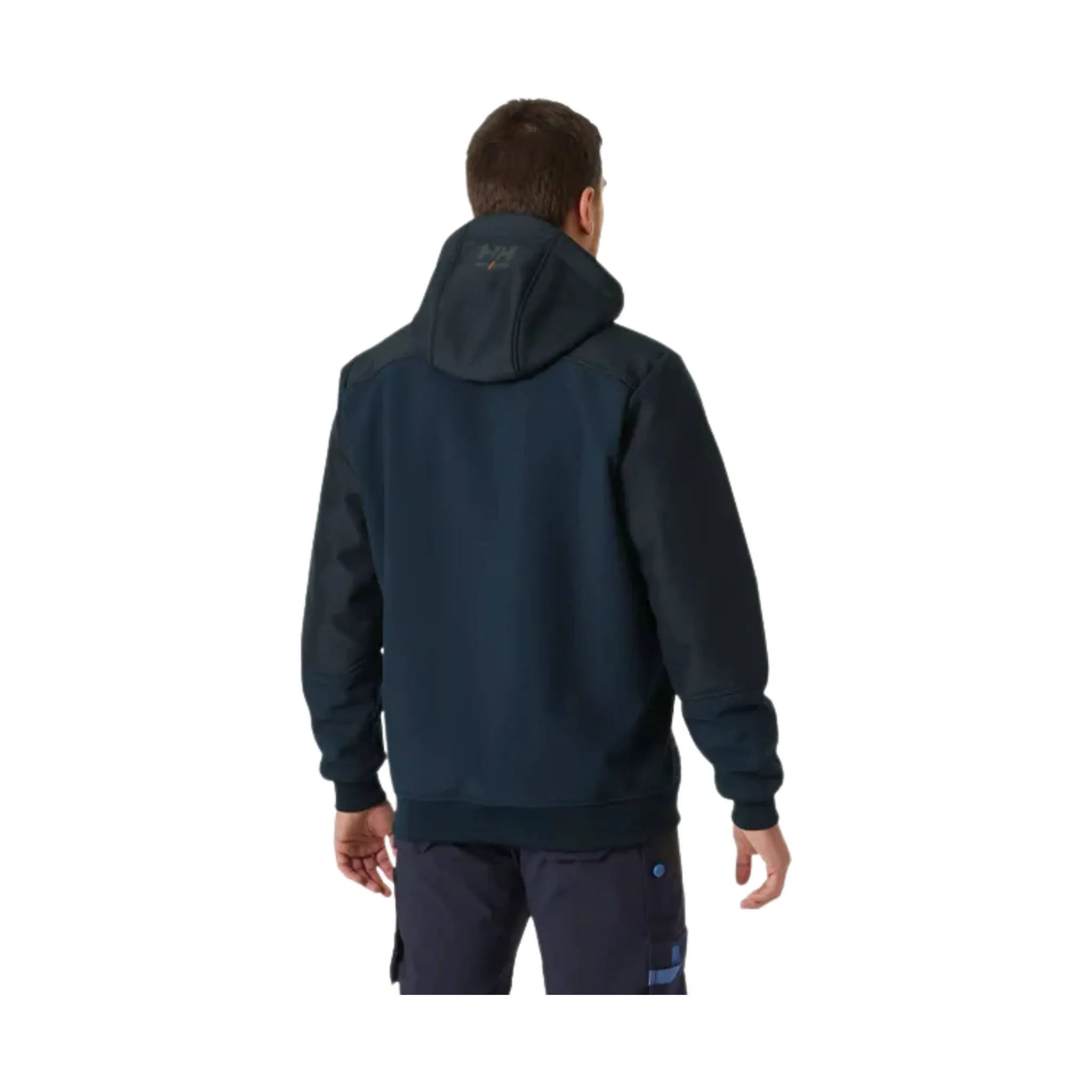 Helly Hansen Men's Oxford Winter Softshell Jacket - Navy Water Resistant Design Compression Fold Design