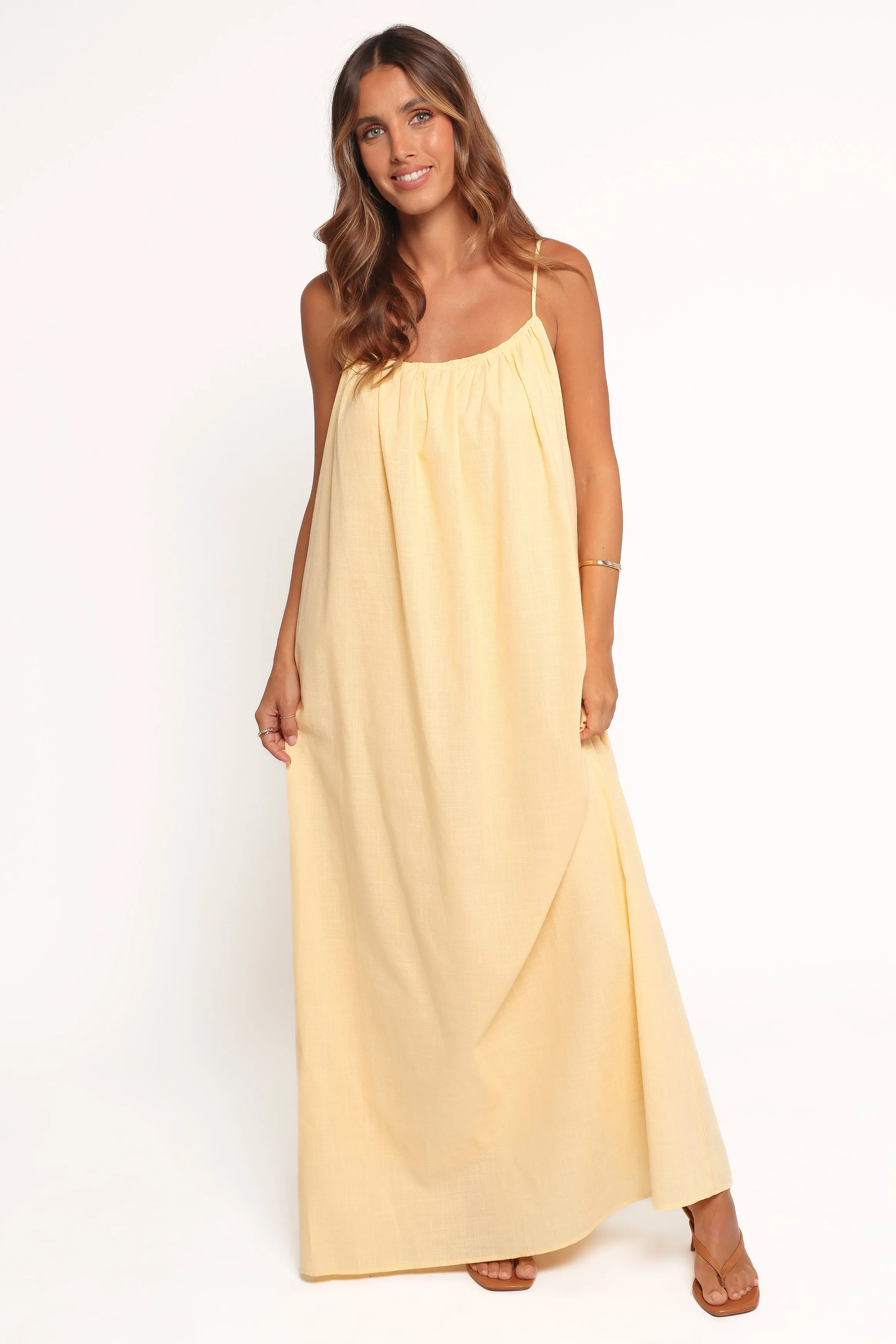 Timeless and Comfortable Lumina Maxi Dress - Yellow