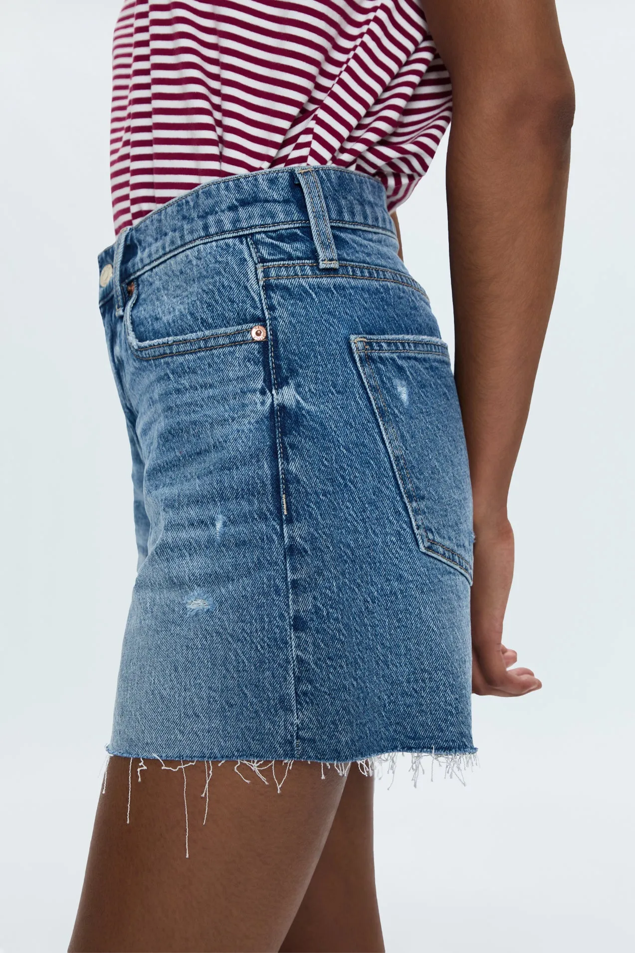 Fitted Design CompactPackable Kennedy Mid Rise Short - Central Vintage