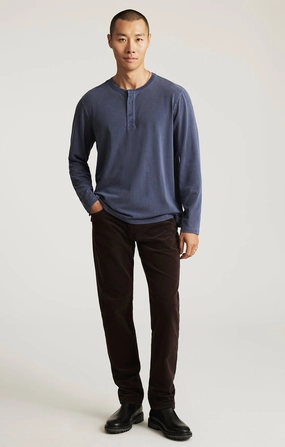 Low Rise Fit Stain Release Finish MARCUS SLIM STRAIGHT LEG IN PENNY CORD