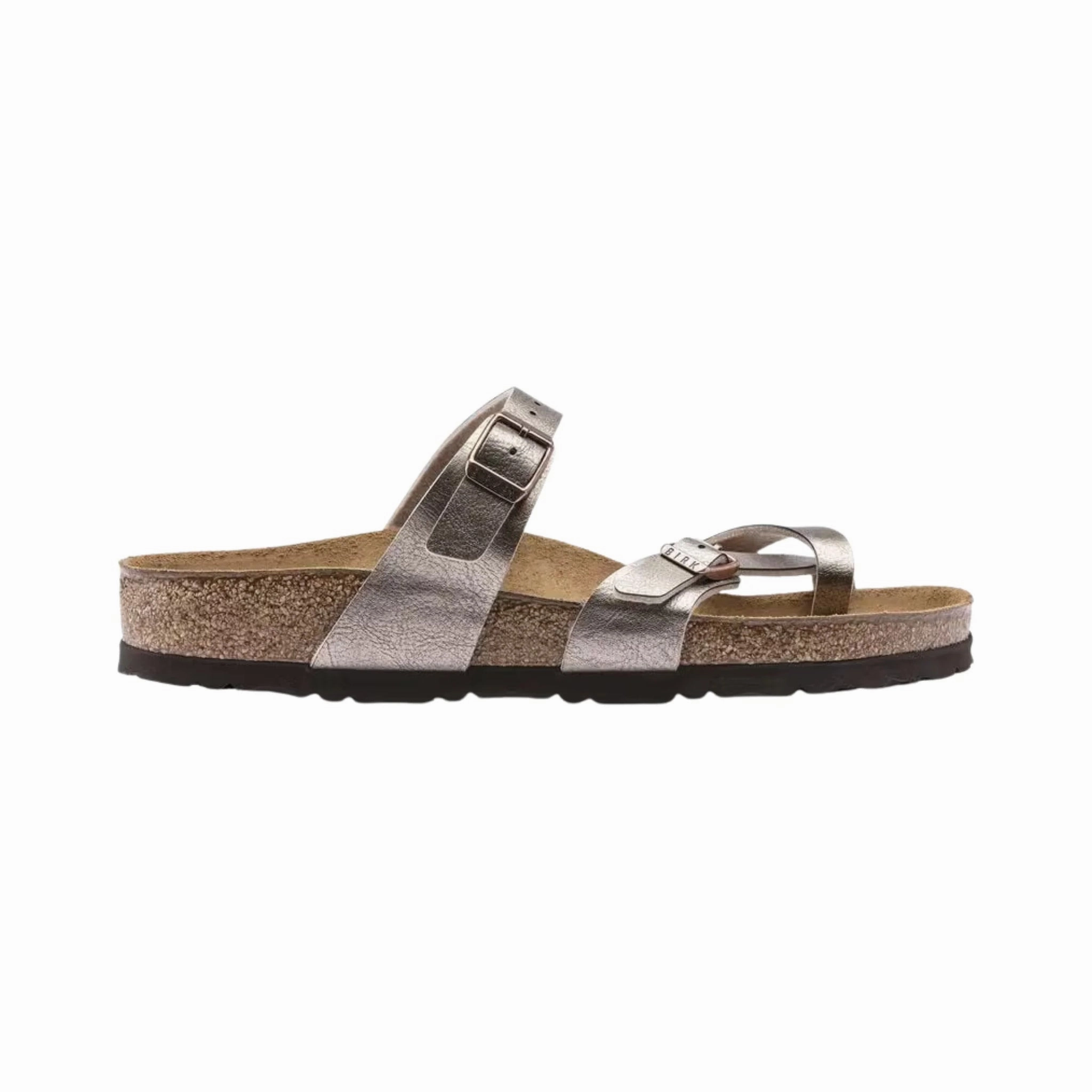 Birkenstock Mayari Sandal - Birko Flor Graceful Taupe Toe Post