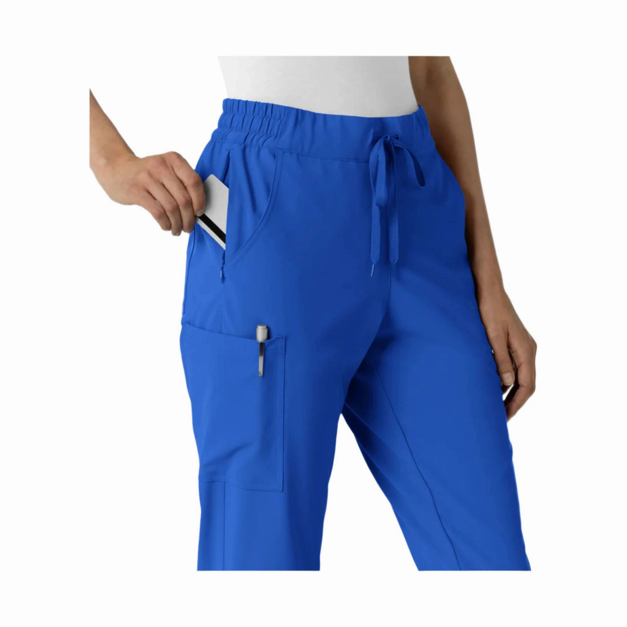 Low Profile Waistband Wink Women's Renew Jogger Scrub Pant - Royal