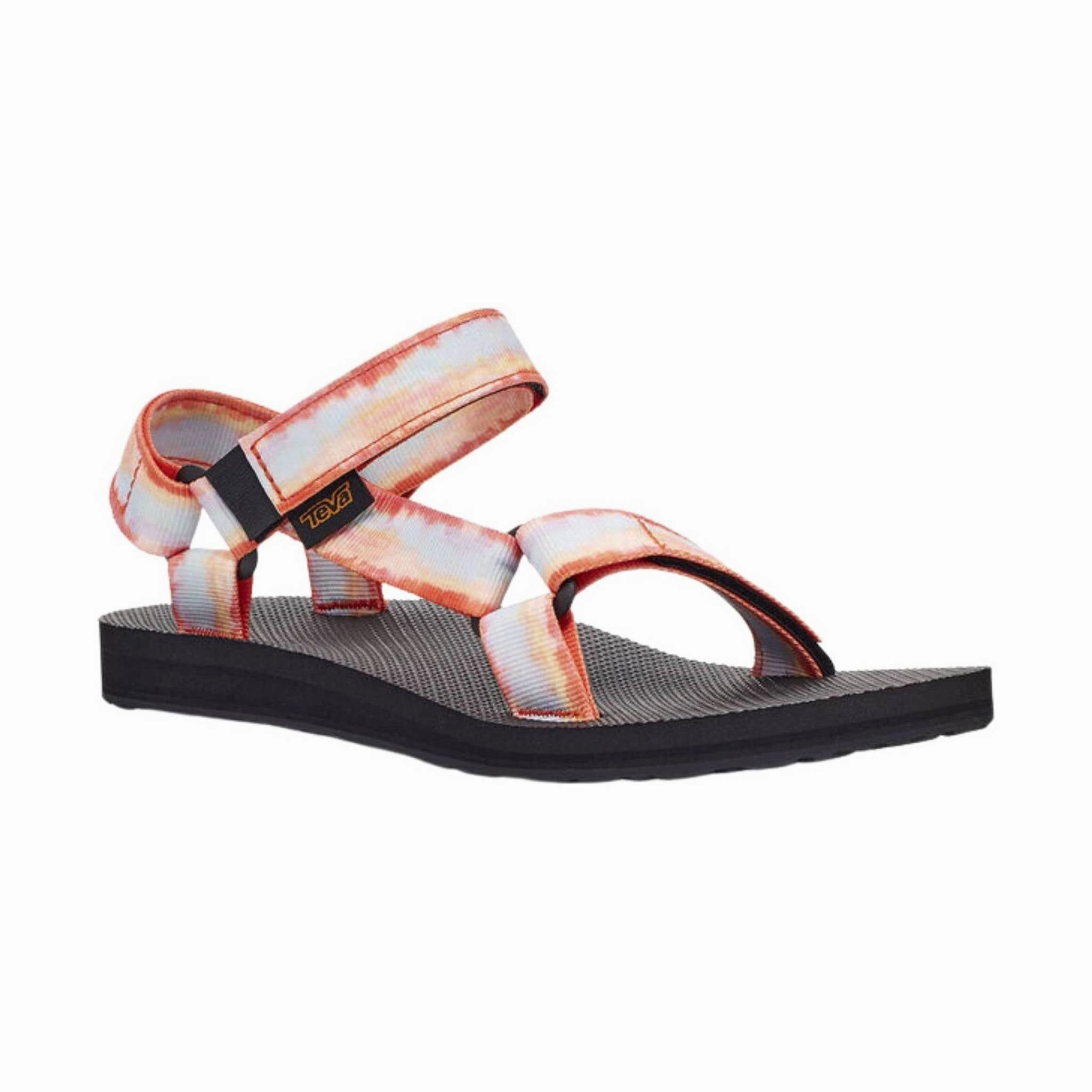 Teva Women's Original Universal Sandal Tie-Dye - Sorbet Red Relaxed Flip-flops Sleek Vacation Sandals