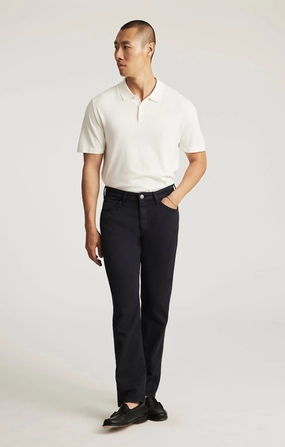 Tight Fit Comfortable Fit Look MARCUS SLIM STRAIGHT LEG IN NAVY HERRINGBONE