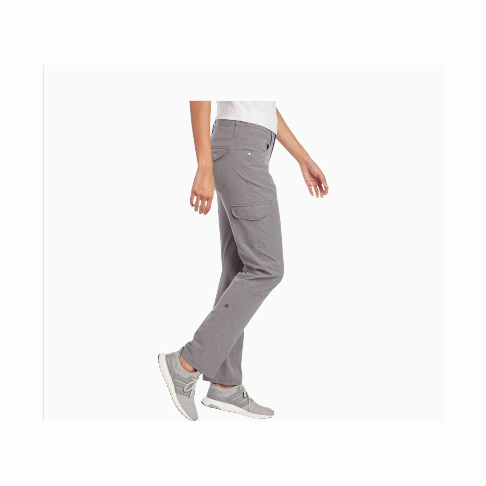Kuhl Women's Freeflex Roll-Up Pant - Flint Relaxed Fit Design Breathable Style