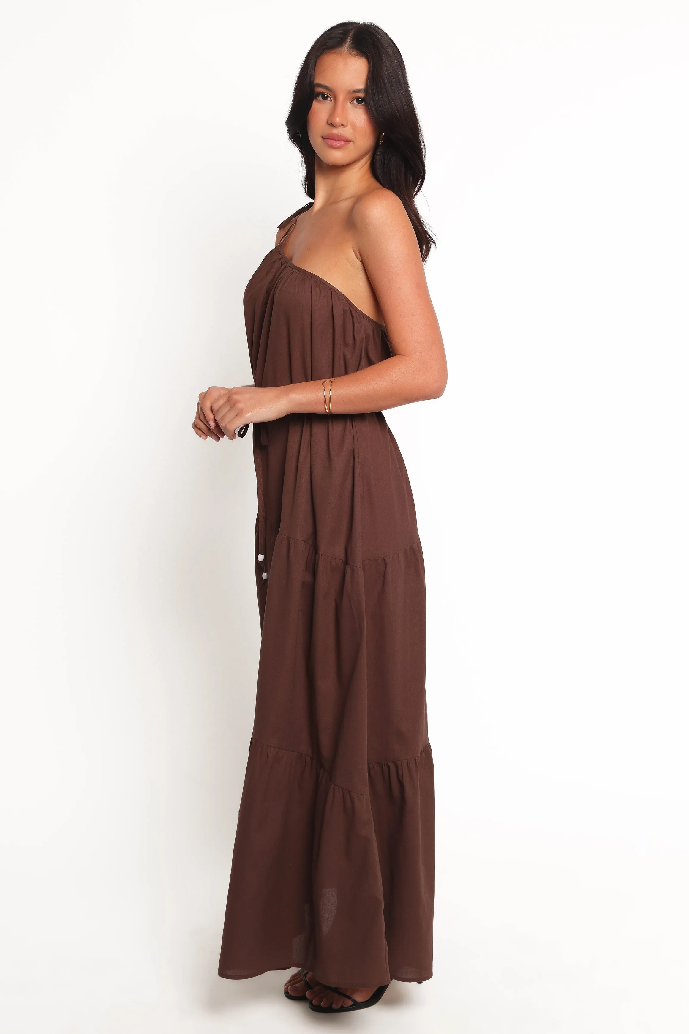 Hilde Maxi Dress - Chocolate Euro Touch