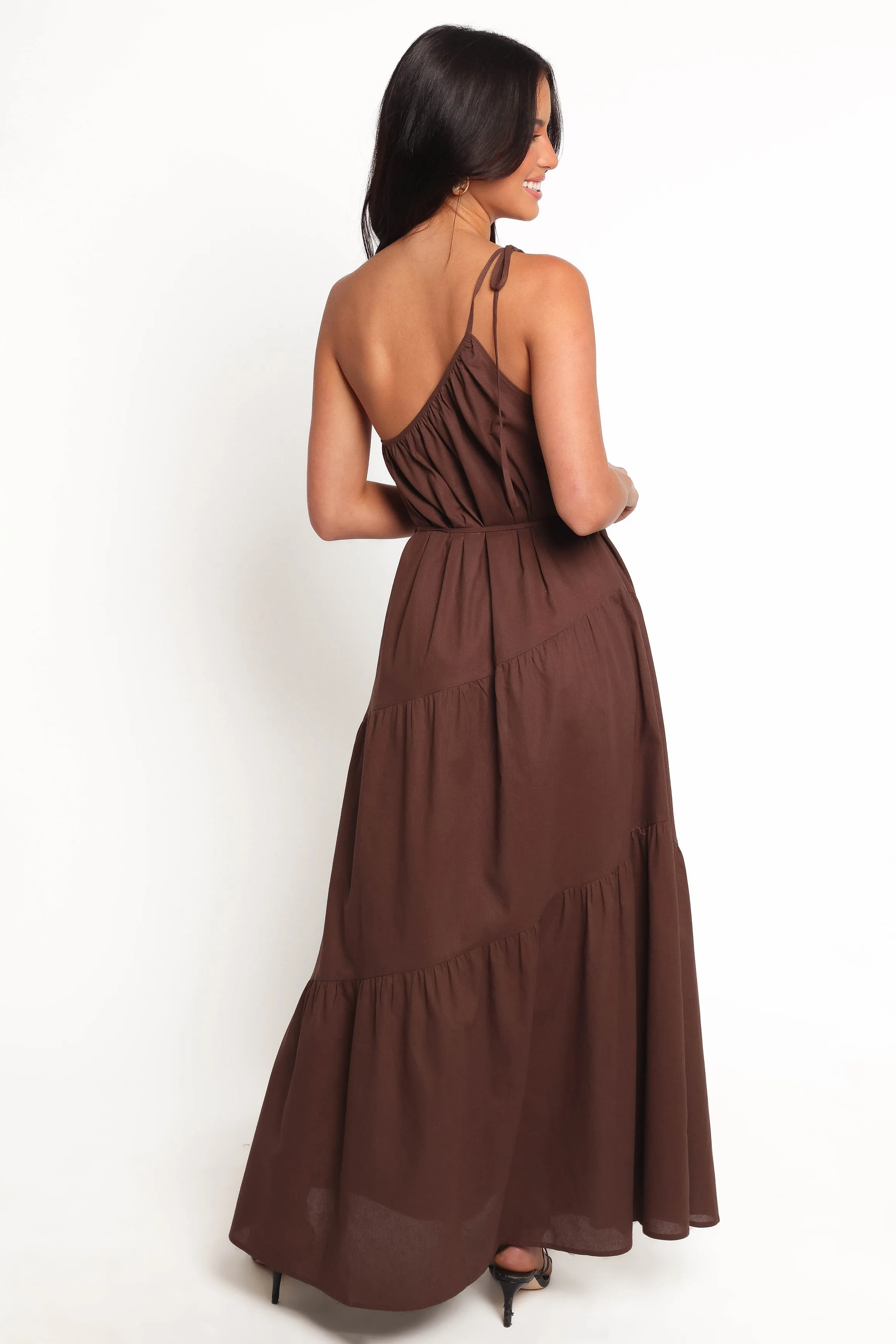 Hilde Maxi Dress - Chocolate Sleeveless