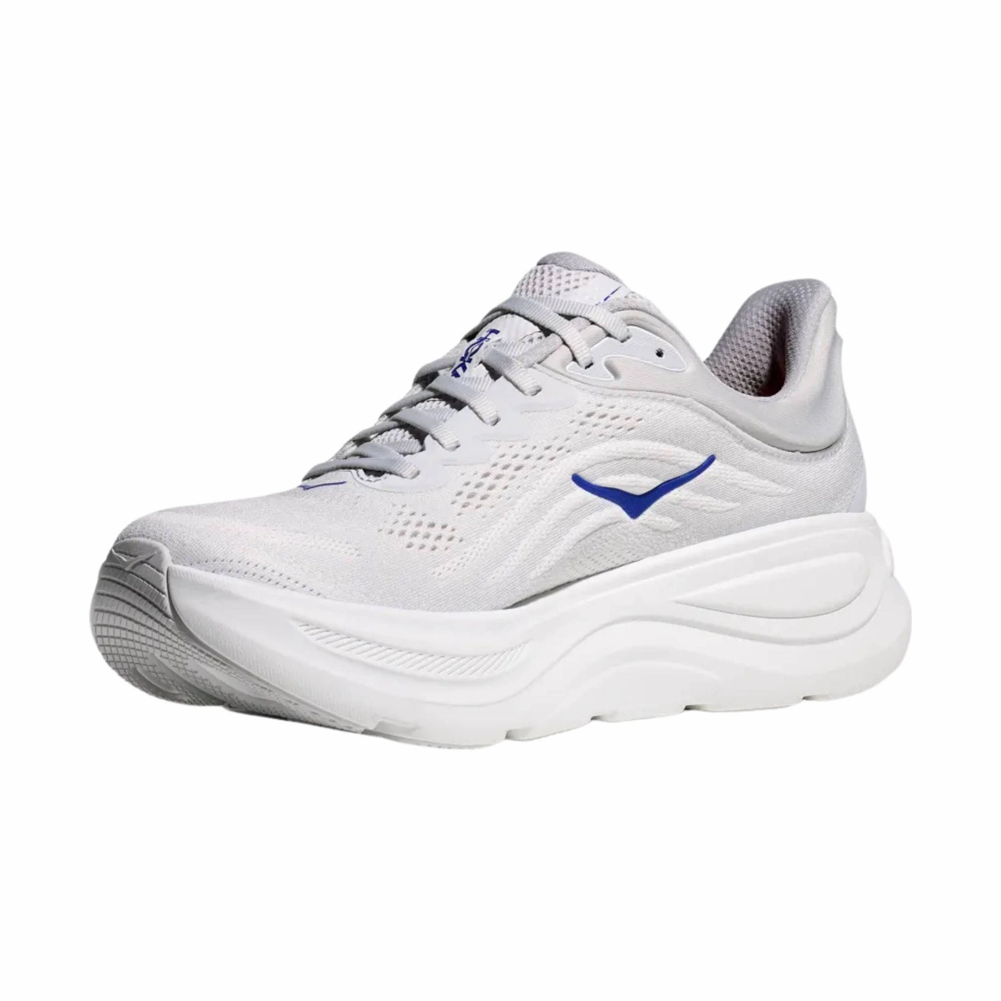 HOKA Men's Bondi 9 Running Shoes - Cosmic Grey/ Ultramarine RubberSole Pressure Zone Mapping