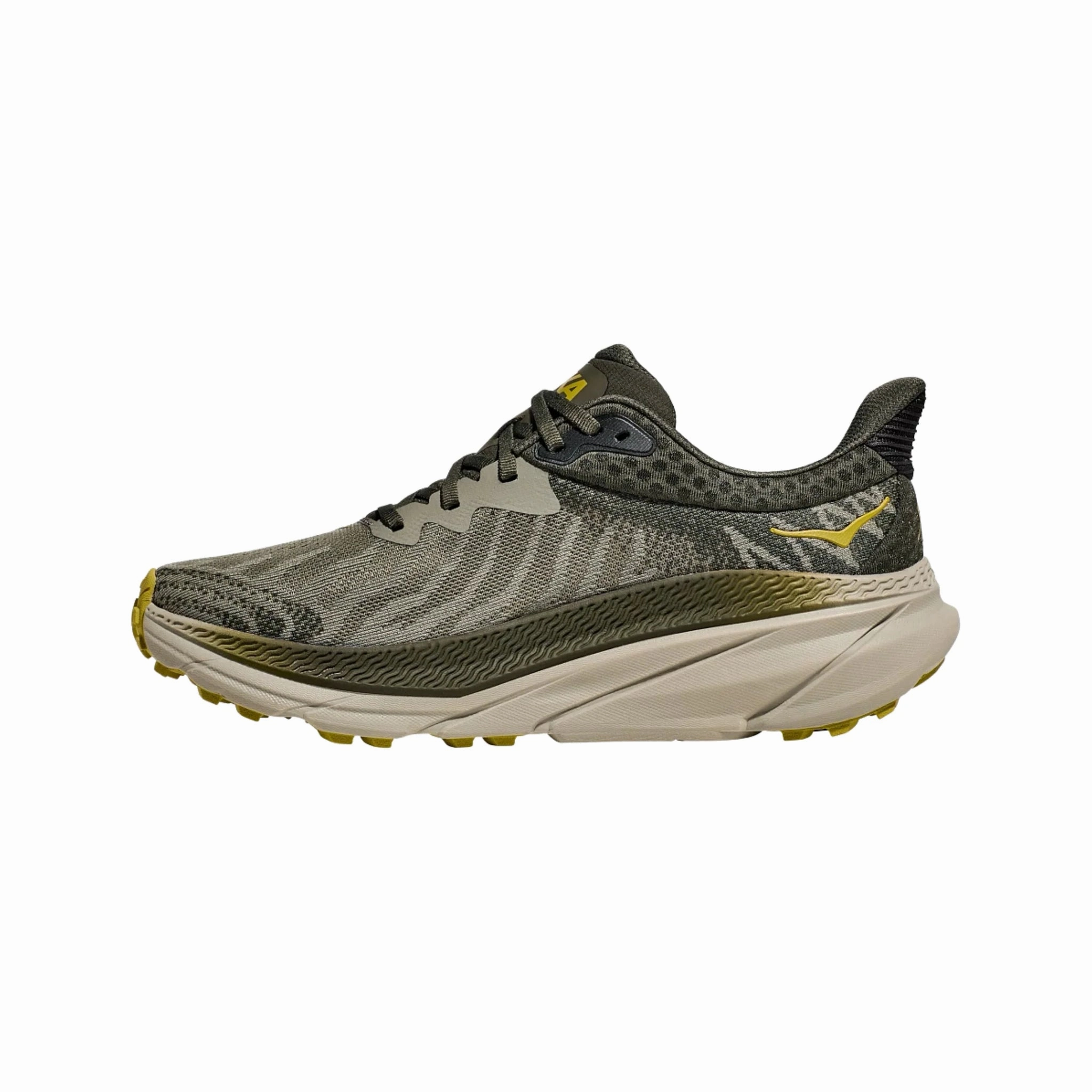 Vulcanized Sole Basic Tone HOKA Men's Challenger 7 - HOKA Men's Challenger 7 - Olive Haze/Forest