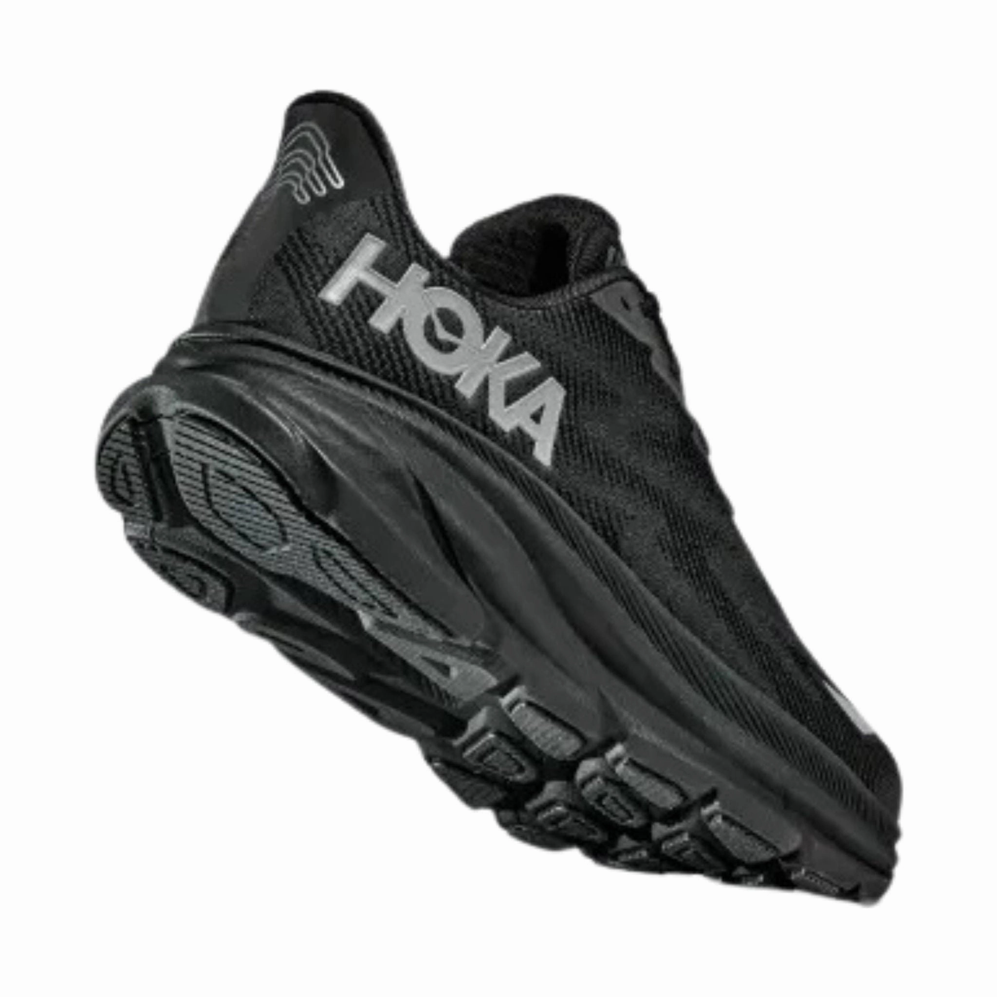 Walking Sneakers Tailored grip HOKA Men's Clifton 9 GTX Everyday Running Shoes - Black