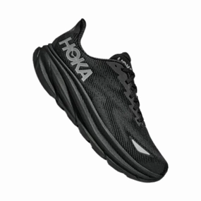 Anti Fatigue Footbeds HOKA Men's Clifton 9 GTX Everyday Running Shoes - Black