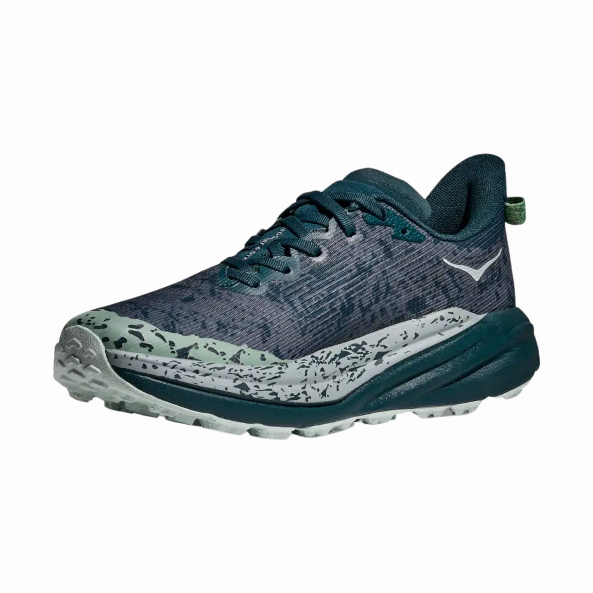 Style Match Anti Friction Insole HOKA Men's Speedgoat 6 GTX Trail Running Shoes - Blue Twilight / Druzy