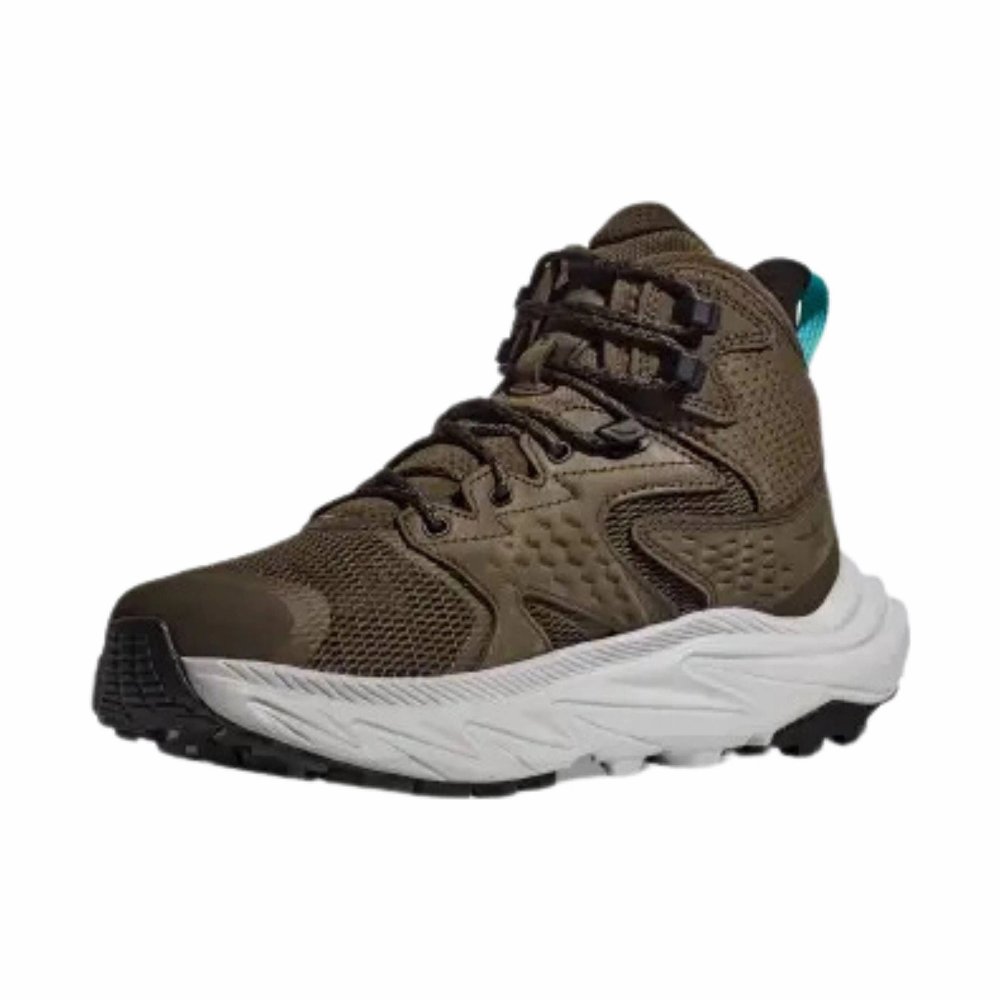 Rugged Built Mountain Climber HOKA Women's Anacapa 2 Mid GTX Hiking Shoes - Deep Umber/Stardust