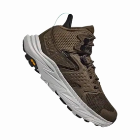 HOKA Women's Anacapa 2 Mid GTX Hiking Shoes - Deep Umber/Stardust Anti Odor Trail Exploration