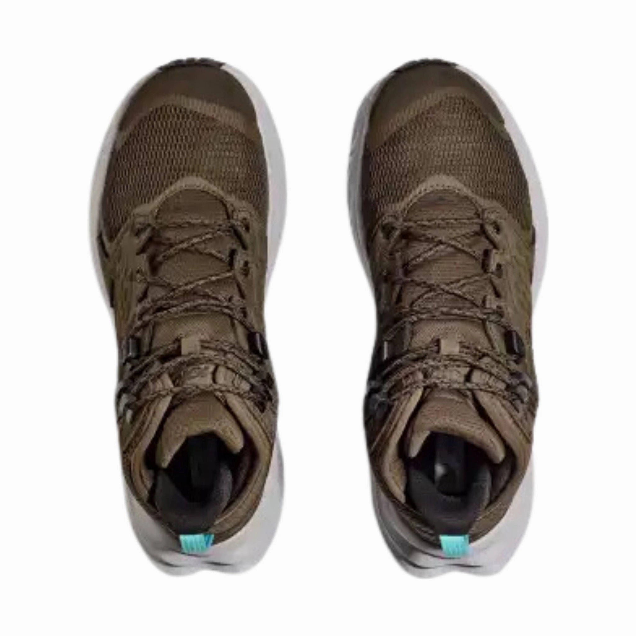 Padded Interior Rough Terrain Deep Freeze HOKA Women's Anacapa 2 Mid GTX Hiking Shoes - Deep Umber/Stardust