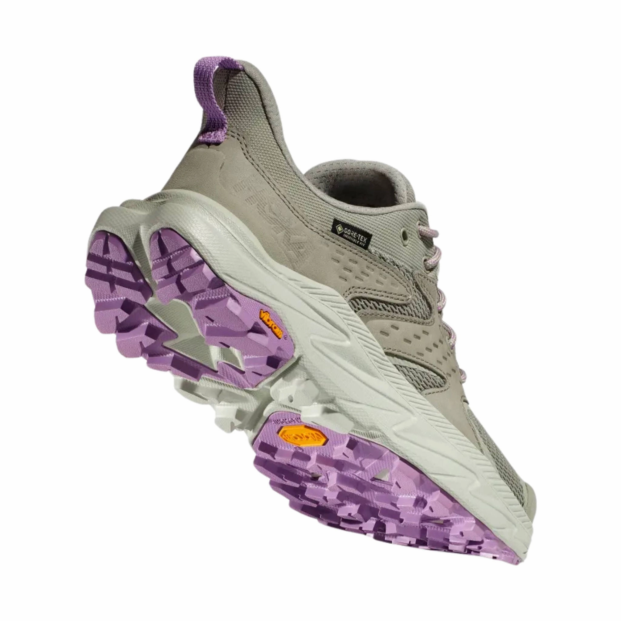 Walk Safe Carbon Fiber Infusion HOKA Women's Anacopa 2 Low GTX Hiking Shoe - Barley/Celadon Tint