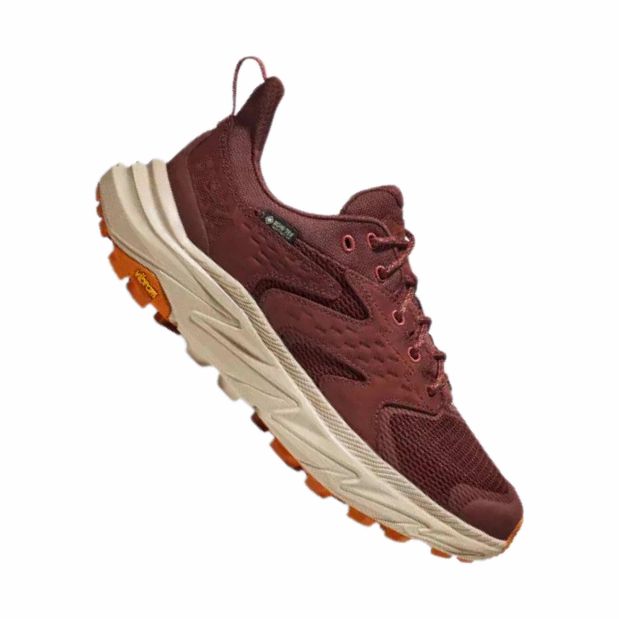 Run Ready Fashion-Forward Look HOKA Women's Anacopa 2 Low GTX Hiking Shoe - Spice/Earthenware