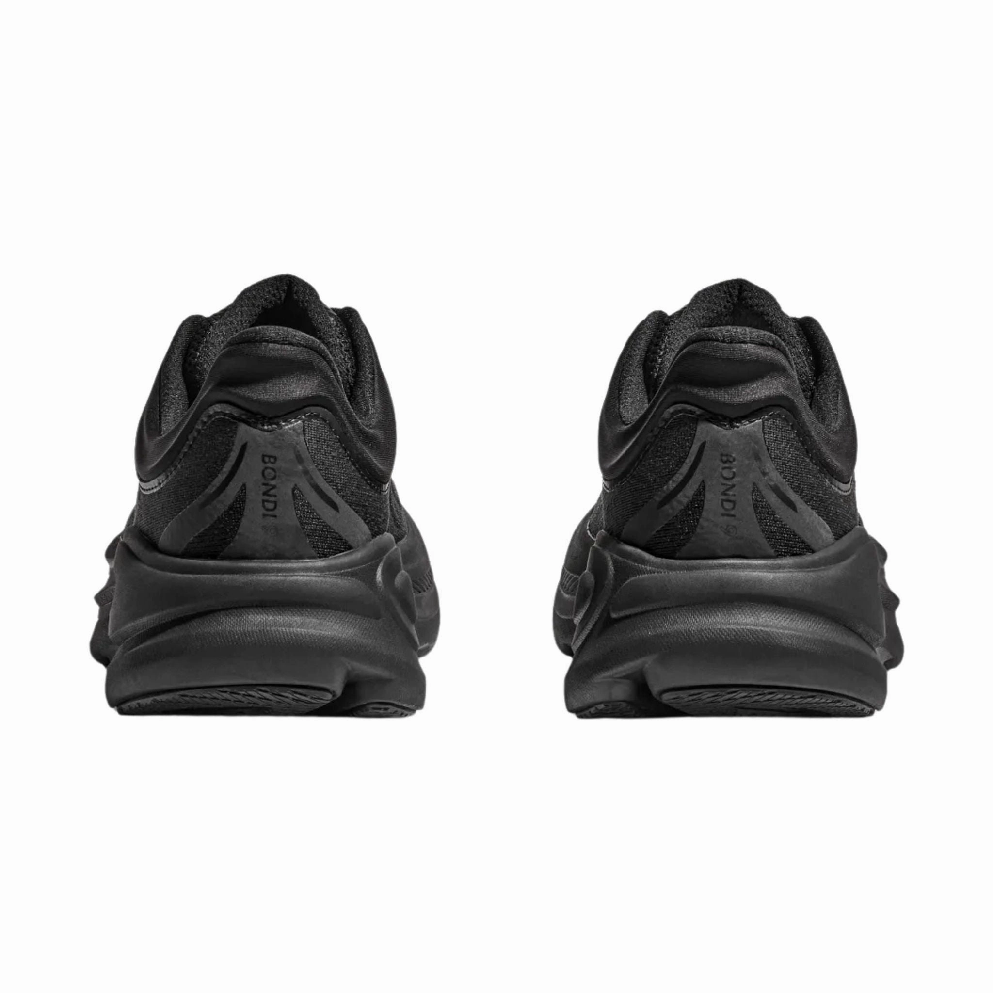 HOKA Women's Bondi 9 Running Shoes - Black/Black LaceUp