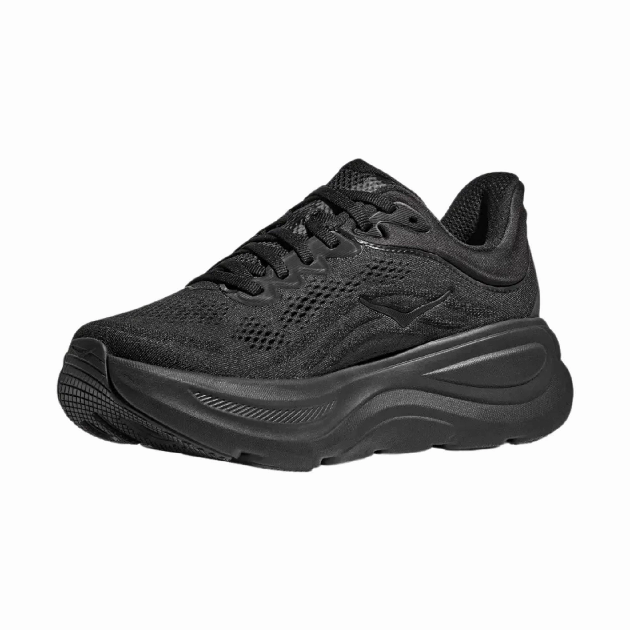 Padded chic Go Further HOKA Women's Bondi 9 Running Shoes - Black/Black